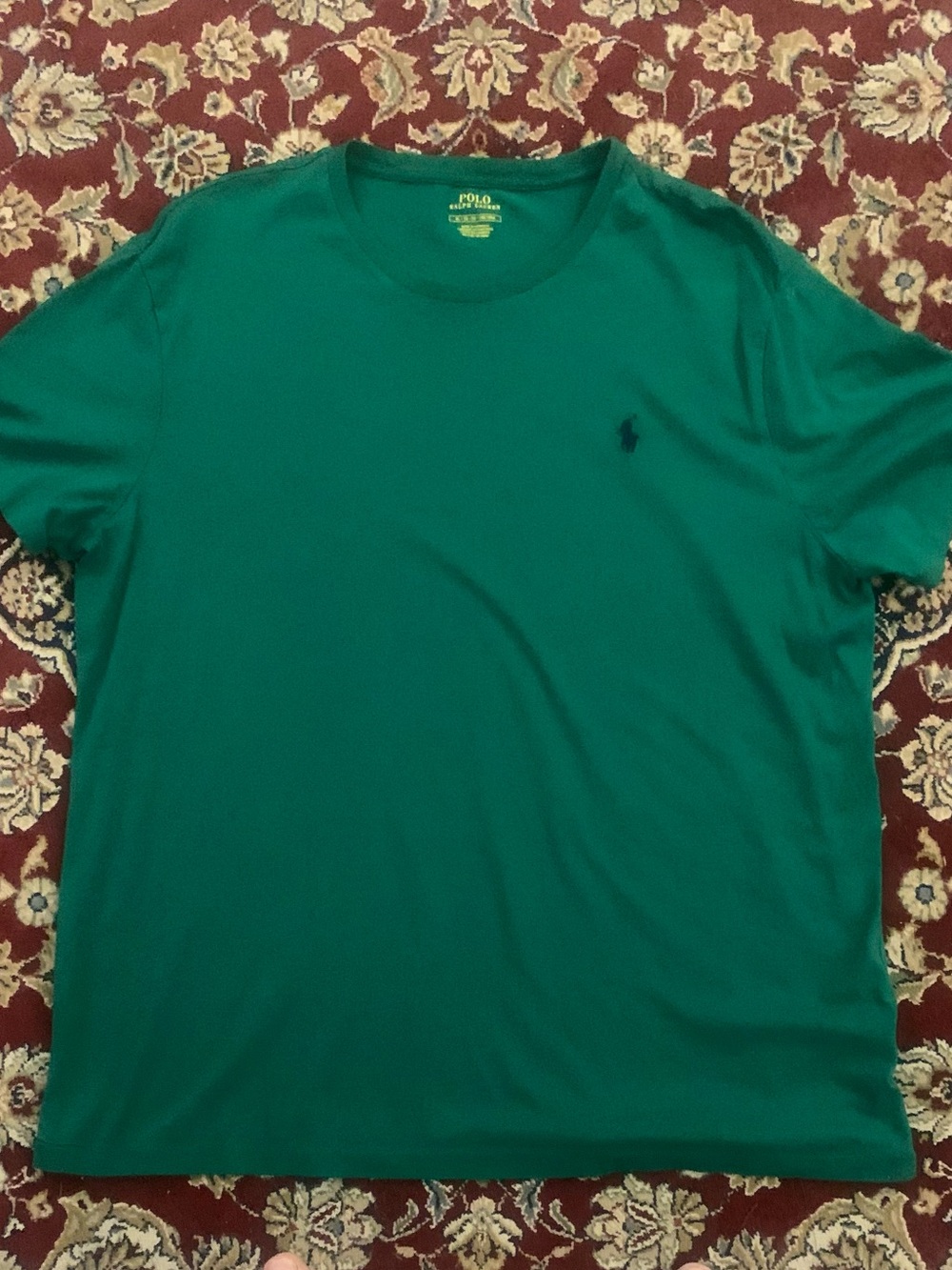 RL POLO SS All Cotton Kelly Green Tee